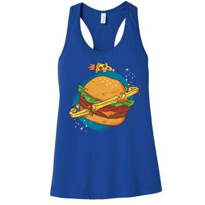 Burger Planet Women's Racerback Tank