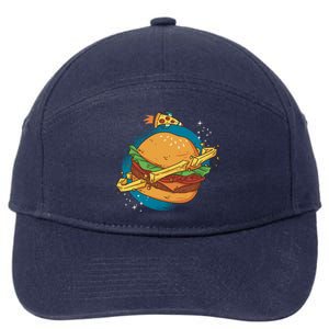 Burger Planet 7-Panel Snapback Hat