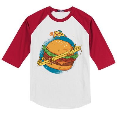 Burger Planet Kids Colorblock Raglan Jersey