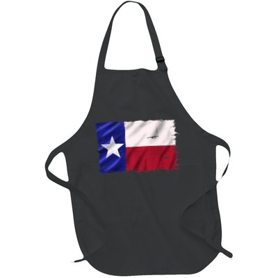 Burlap Vintage Texas Flag Apron