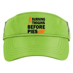 Burning Thighs For Christmas Pies Adult Drive Performance Visor