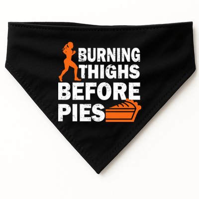 Burning Thighs For Christmas Pies USA-Made Doggie Bandana