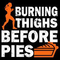 Burning Thighs For Christmas Pies Cooling Performance Crew T-Shirt