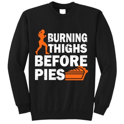 Burning Thighs For Christmas Pies Sweatshirt