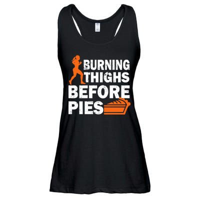 Burning Thighs For Christmas Pies Ladies Essential Flowy Tank