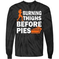 Burning Thighs For Christmas Pies Tie-Dye Long Sleeve Shirt