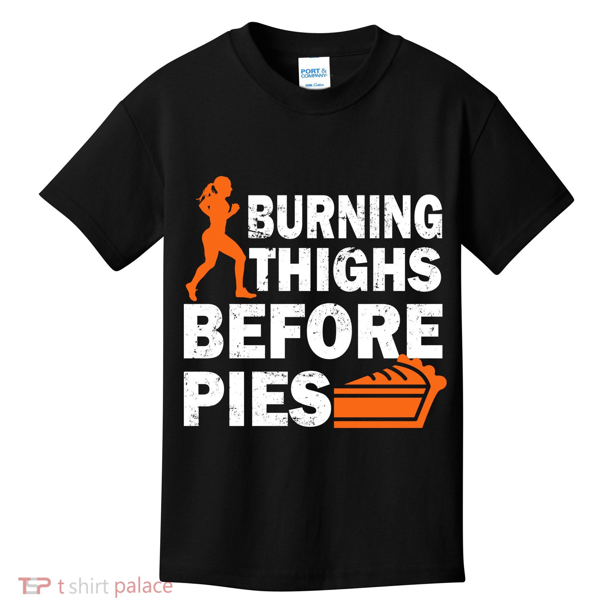 Burning Thighs For Christmas Pies Kids T-Shirt
