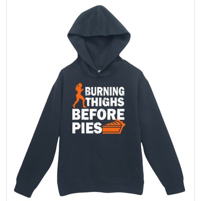 Burning Thighs For Christmas Pies Urban Pullover Hoodie