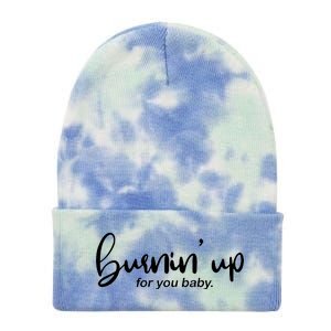 Burning Up For You Baby  Tie Dye 12in Knit Beanie