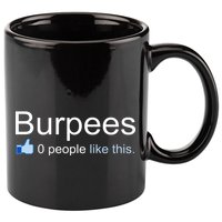 Burpees, 0 People Like This 11oz C Handle Ceramic Mug
