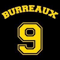Burreaux Number 9 Louisiana Football Fan 16 in Basic Backpack