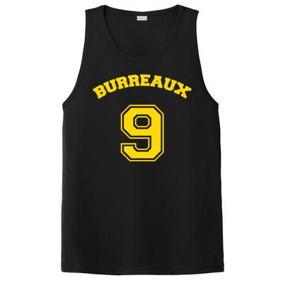 Burreaux Number 9 Louisiana Football Fan PosiCharge Competitor Tank