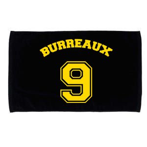 Burreaux Number 9 Louisiana Football Fan Microfiber Hand Towel