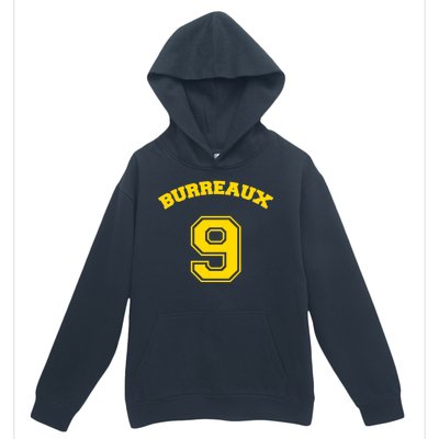 Burreaux Number 9 Louisiana Football Fan Urban Pullover Hoodie