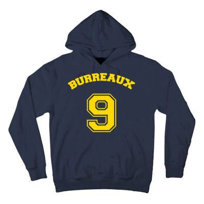 Burreaux Number 9 Louisiana Football Fan Tall Hoodie