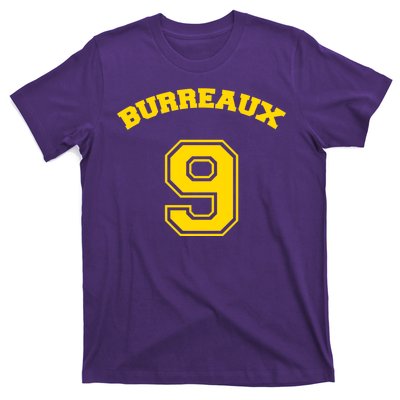 Burreaux Number 9 Louisiana Football Fan T-Shirt