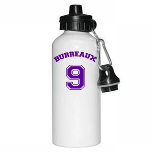 Burreaux Number 9 Louisiana Football Fan Aluminum Water Bottle 