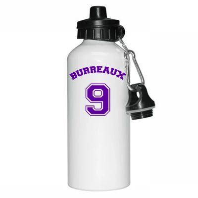 Burreaux Number 9 Louisiana Football Fan Aluminum Water Bottle 