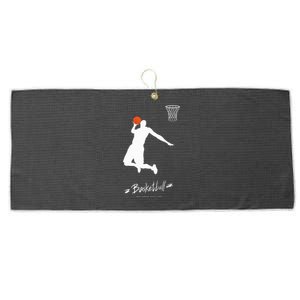 Basketball Usa Summer League Basketball Lover Large Microfiber Waffle Golf Towel