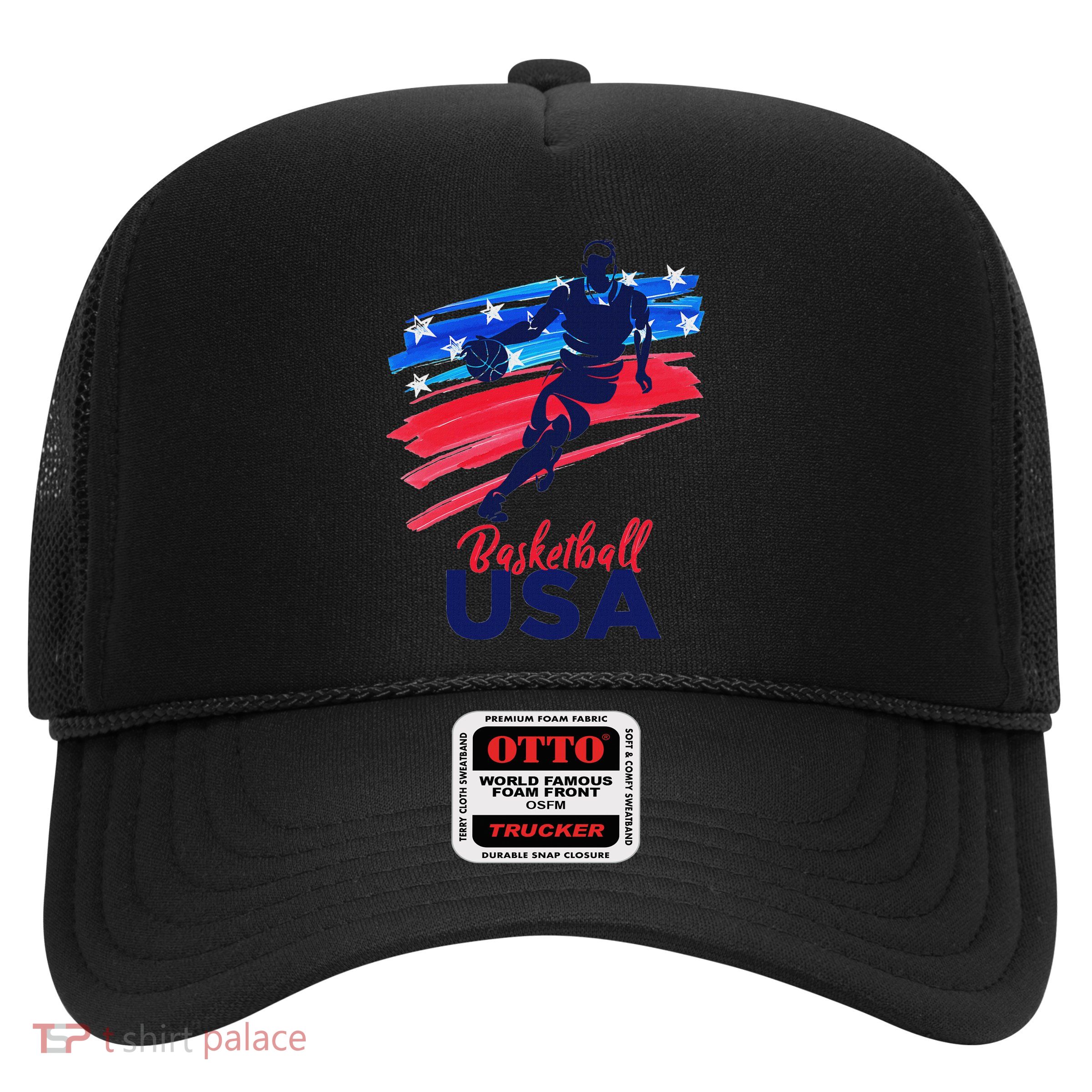 Basketball Usa Support The Team Basketball Lover Trucker Hat