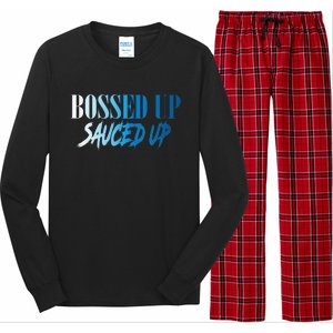 Bossed Up Sauced Up Long Sleeve Pajama Set