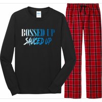 Bossed Up Sauced Up Long Sleeve Pajama Set