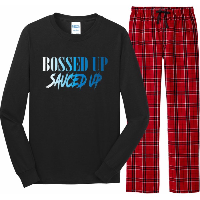 Bossed Up Sauced Up Long Sleeve Pajama Set