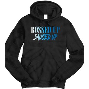 Bossed Up Sauced Up Tie Dye Hoodie