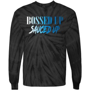 Bossed Up Sauced Up Tie-Dye Long Sleeve Shirt