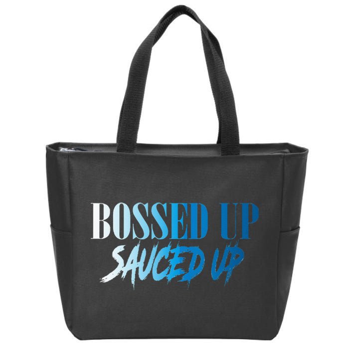 Bossed Up Sauced Up Zip Tote Bag