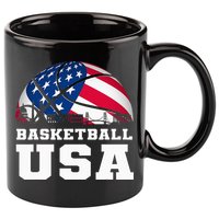 Basketball Usa Support The T.E.A.M U.S.A Flag Dream 11oz C Handle Ceramic Mug