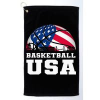 Basketball Usa Support The T.E.A.M U.S.A Flag Dream Golf Towel