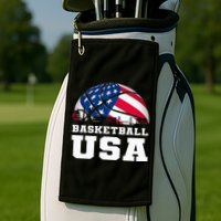 Basketball Usa Support The T.E.A.M U.S.A Flag Dream Golf Towel