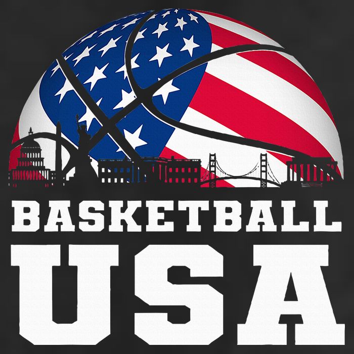 Basketball Usa Support The T.E.A.M U.S.A Flag Dream Golf Towel