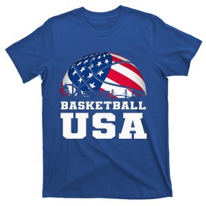 Basketball Usa Support The T.E.A.M U.S.A Flag Dream T-Shirt