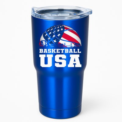 Basketball Usa Support The T.E.A.M U.S.A Flag Dream Tumbler