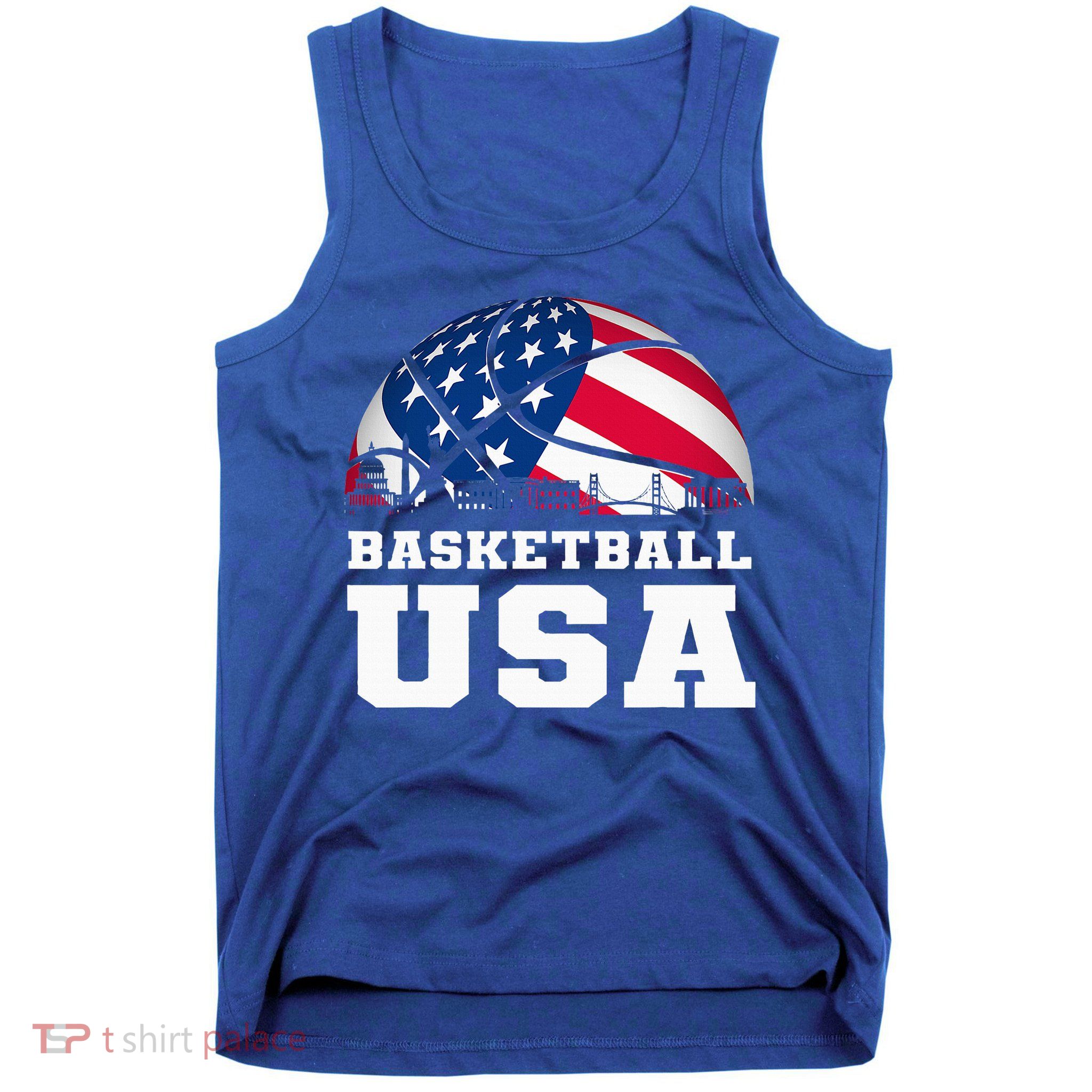 Basketball Usa Support The T.E.A.M U.S.A Flag Dream Tank Top