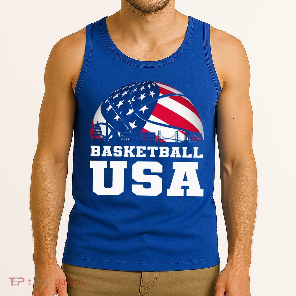 Basketball Usa Support The T.E.A.M U.S.A Flag Dream Tank Top
