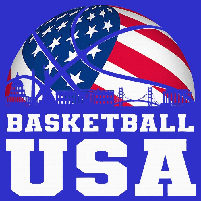 Basketball Usa Support The T.E.A.M U.S.A Flag Dream Zip Tote Bag