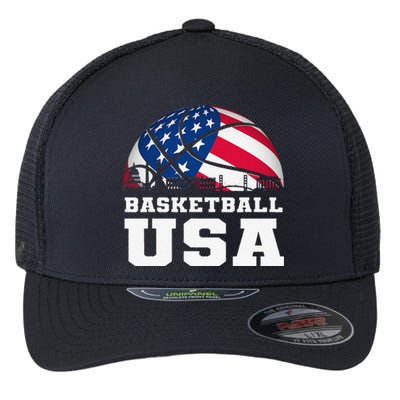 Basketball USA Support the Team USA Flag Dream Flexfit Unipanel Trucker Cap