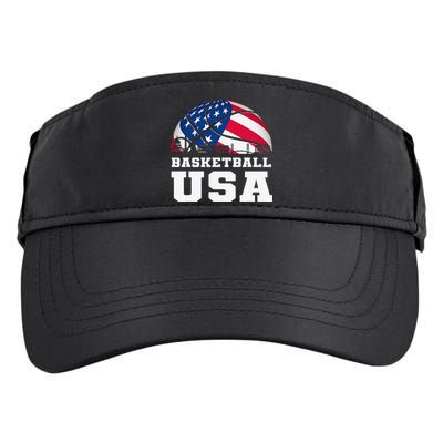 Basketball USA Support the Team USA Flag Dream Adult Drive Performance Visor