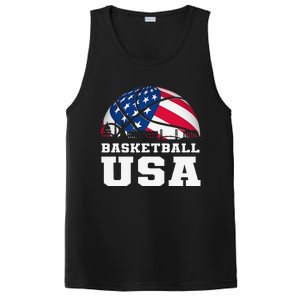 Basketball USA Support the Team USA Flag Dream PosiCharge Competitor Tank