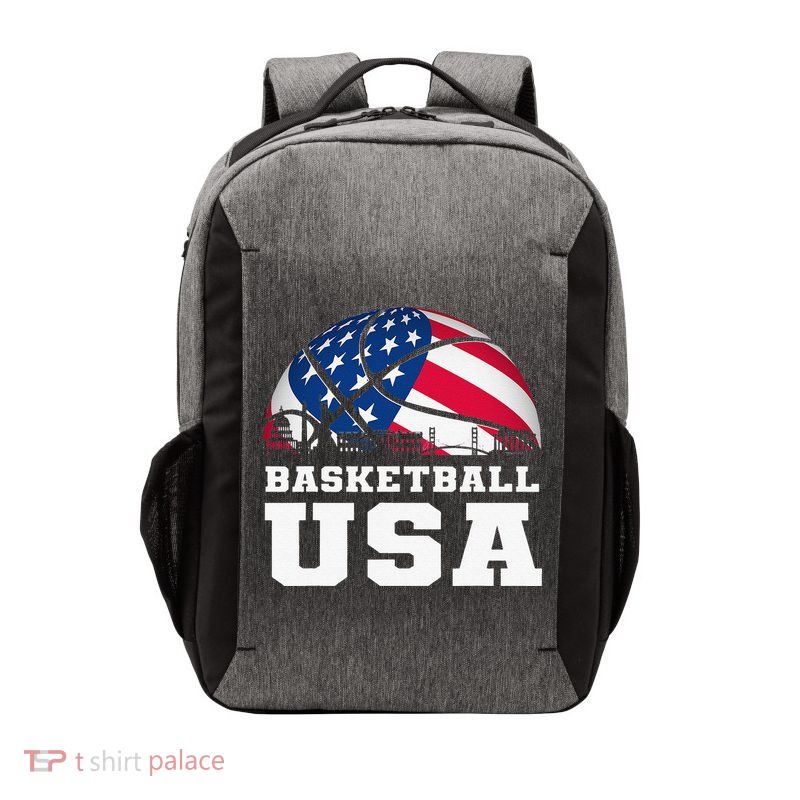 Basketball USA Support the Team USA Flag Dream Vector Backpack