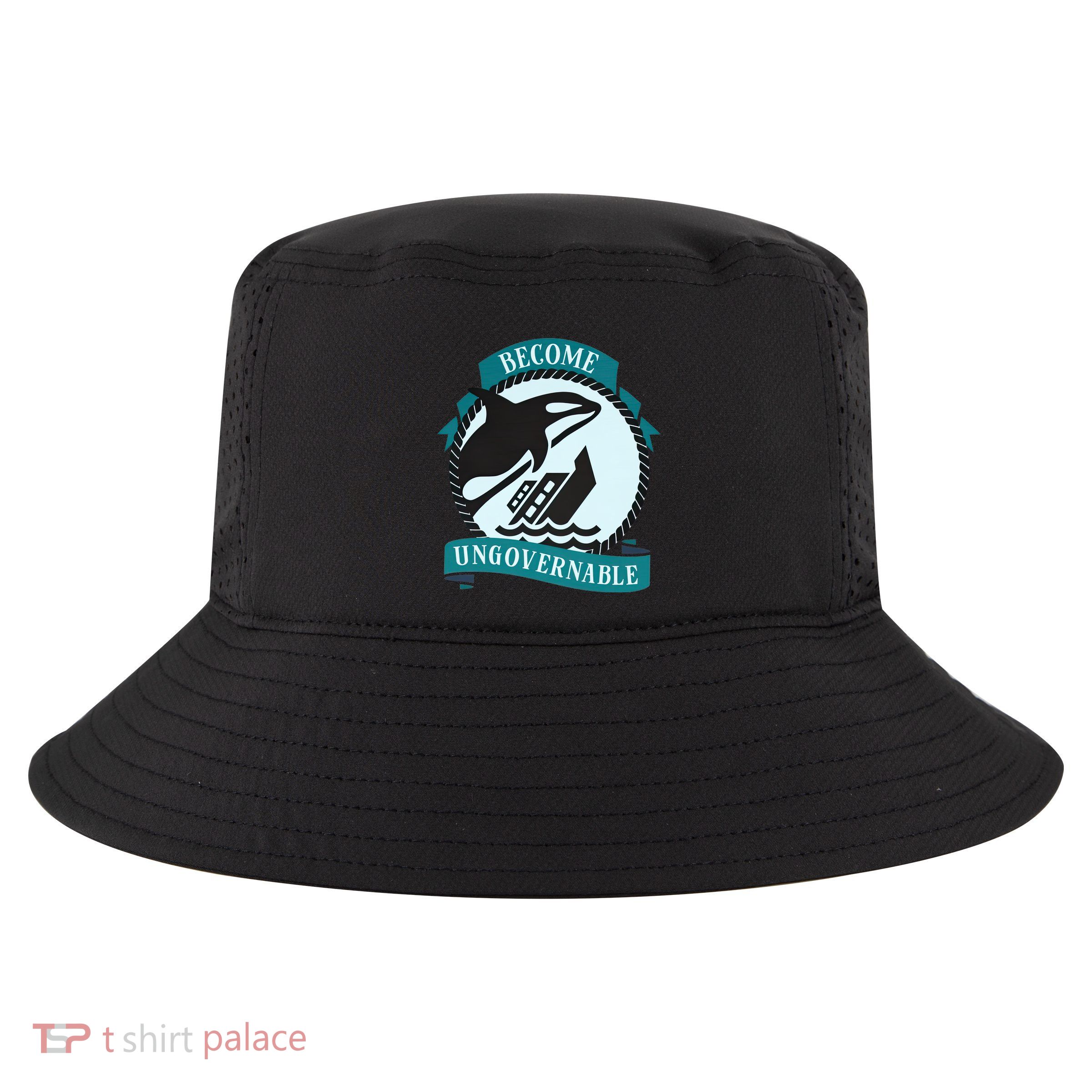 Become Ungovernable Ship Wreck Killer Whale Funny Marine Sciene Eat The Rich Cool Comfort Performance Bucket Hat