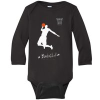 Basketball USA Summer League Basketball Lover Baby Long Sleeve Bodysuit