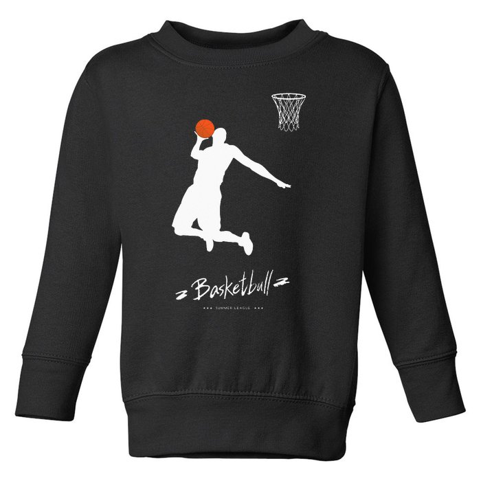 Basketball USA Summer League Basketball Lover Toddler Sweatshirt