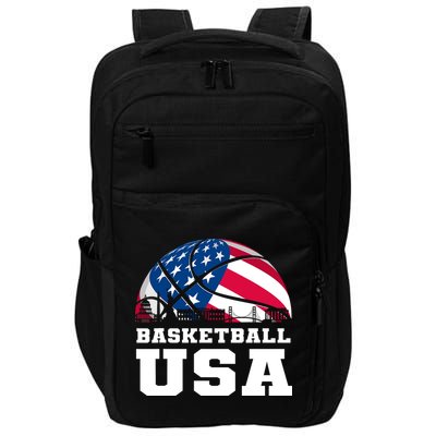 Basketball Usa Support The Team Design Usa Flag Dream Impact Tech Backpack