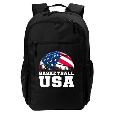 Basketball Usa Support The Team Design Usa Flag Dream Backpack