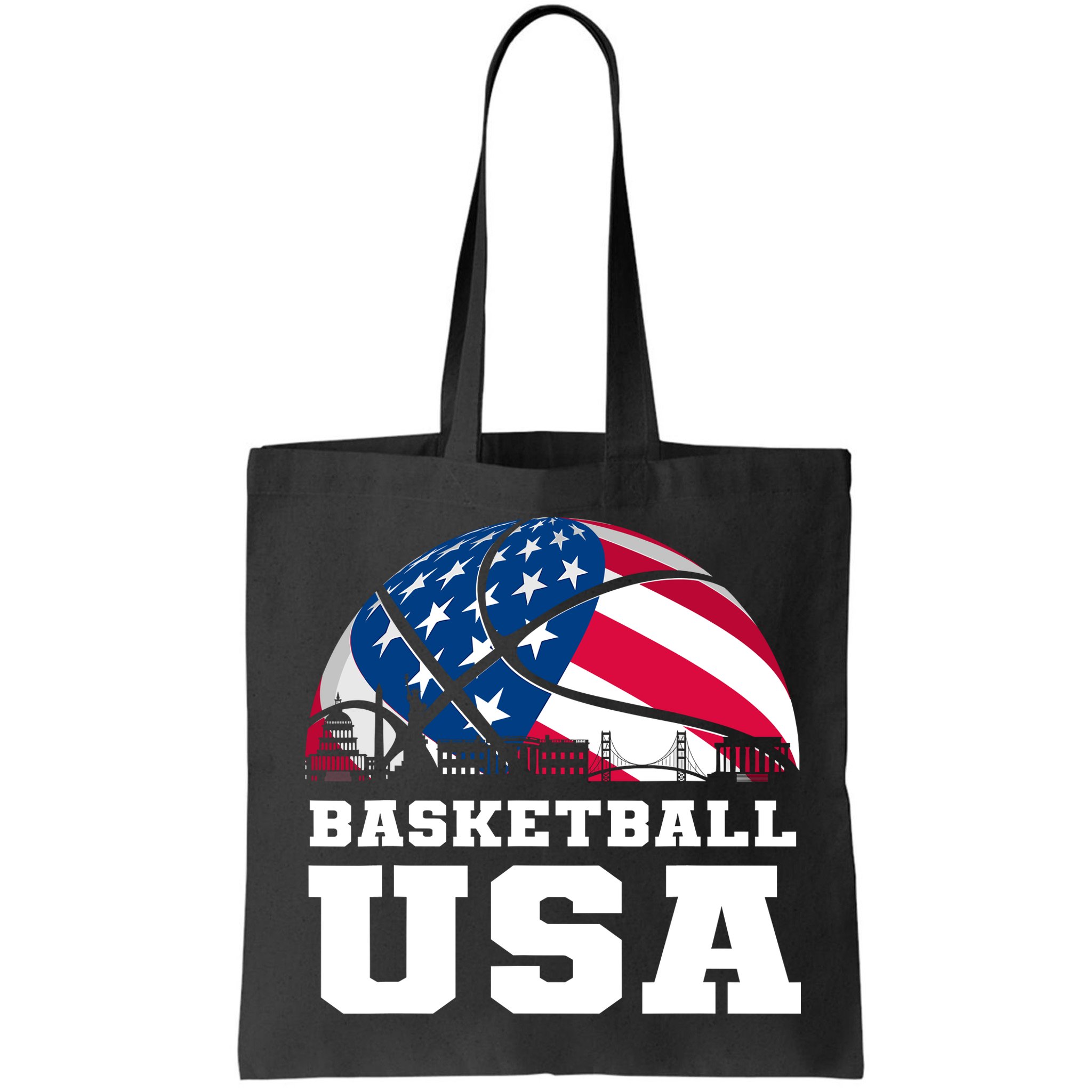 Basketball Usa Support The Team Design Usa Flag Dream Bag