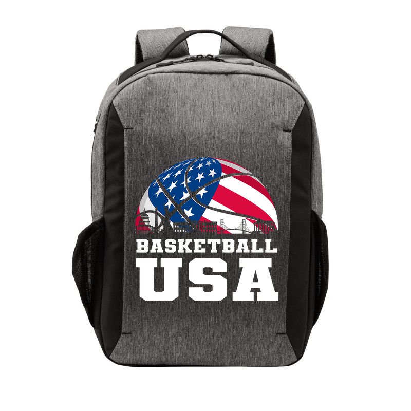Basketball Usa Support The Team Design Usa Flag Dream Vector Backpack